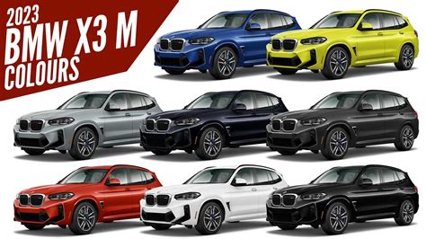 bmw x3 colors.